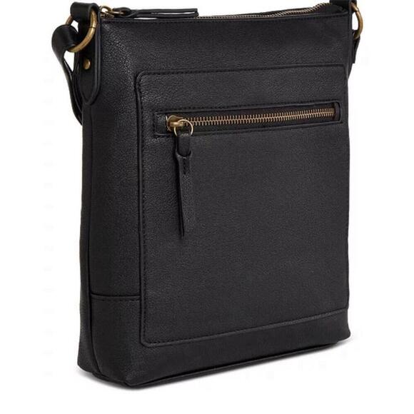 Style & Co Hudsonn Crossbody Bag Black -Small, Zip Closure, Adjustable Strap bag - Picture 4 of 10